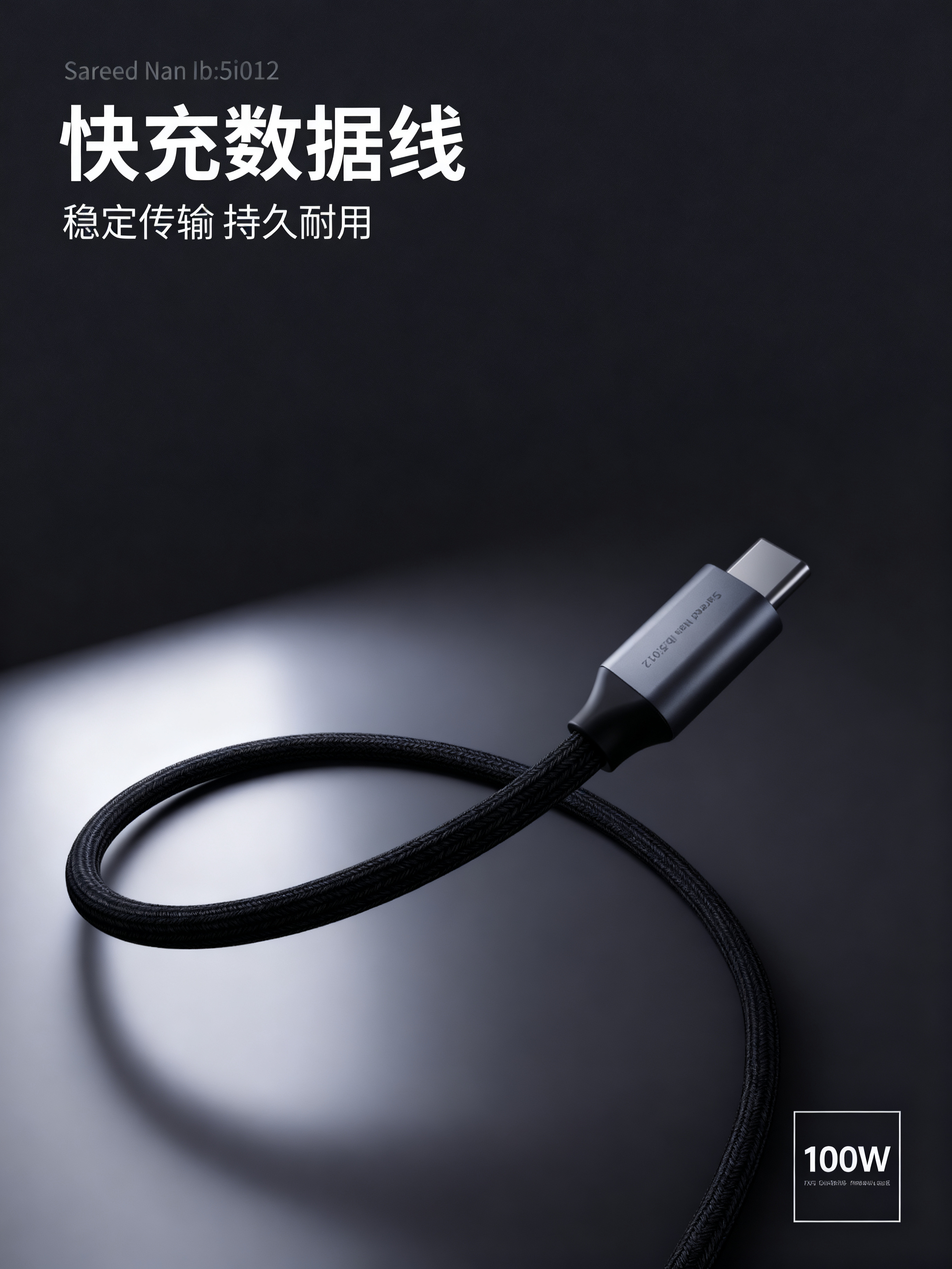 快充数据线海报